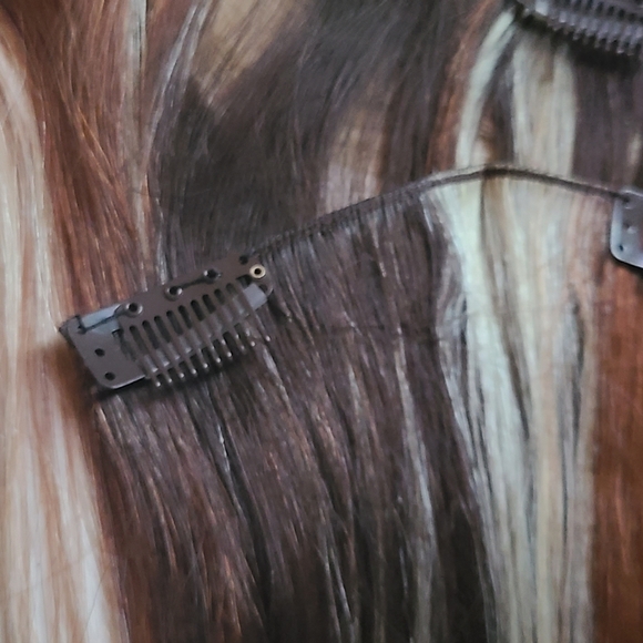 Instant Results 4 pcs Brand New 🆕️ 10 inch Hair Extensions 🌿 Real Hair - Picture 6 of 6